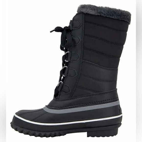 JBU Sabine Ladies' Water Resistant Winter Boot, Black - Picture 1 of 5